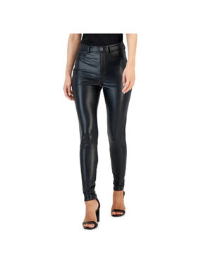 Inc International Concepts Women's 14 Faux-Leather Skinny Pants NWT